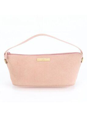 Gucci Leather Handbag Pink Pouch Eum
